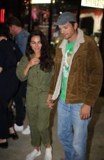 MILA KUNIS and Ashton Kutcher on a Date Night at Largo in Los Angeles 09/27/2023