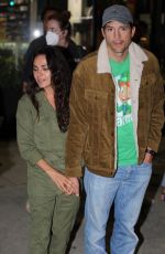 MILA KUNIS and Ashton Kutcher on a Date Night at Largo in Los Angeles 09/27/2023
