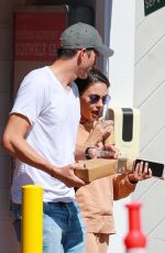 MILA KUNIS and Ashton Kutcher Out for Breakfast in Los Angeles 09/07/2023