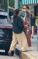MINKA KELLY and KHATIRA RAFIQZADA Out for Lunch with Friends at All Time 09/15/2023