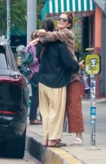 MINKA KELLY and KHATIRA RAFIQZADA Out for Lunch with Friends at All Time 09/15/2023