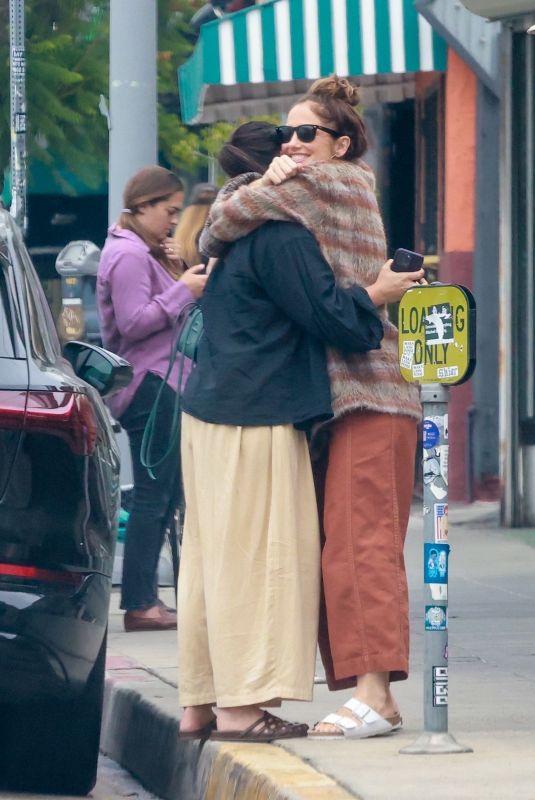 MINKA KELLY and KHATIRA RAFIQZADA Out for Lunch with Friends at All Time 09/15/2023