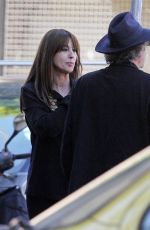 MONICA BELLUCCI and Tim Burton Arrives at Monica