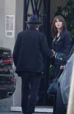 MONICA BELLUCCI and Tim Burton Arrives at Monica