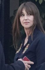 MONICA BELLUCCI and Tim Burton Arrives at Monica