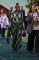 NAOMI ACKIE at Burberry SS24 Collection Catwalk Show at London Fashion Week 09/18/2023
