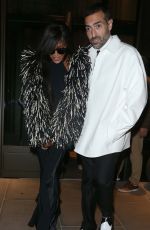 NAOMI CAMPBELL Leaves Valentino London Fashion Week Afterparty 09/19/2023