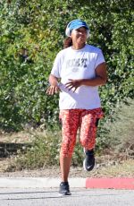 NAOMI OSAKA Out Jogging in Los Angeles 08/30/2023