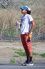 NAOMI OSAKA Out Jogging in Los Angeles 08/30/2023