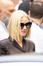 NAOMI WATTS Arrives at Fendi Spring/Summer 2024 Fashion Show in Milan 09/20/2023