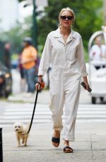 NAOMI WATTS Out and About with Her Dog in New York 09/08/2023