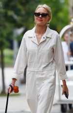 NAOMI WATTS Out and About with Her Dog in New York 09/08/2023