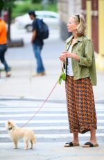 NAOMI WATTS Out with Her DOg in New York 09/08/2023