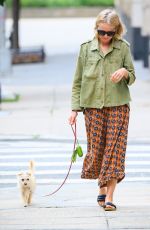 NAOMI WATTS Out with Her DOg in New York 09/08/2023