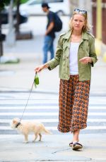 NAOMI WATTS Out with Her DOg in New York 09/08/2023