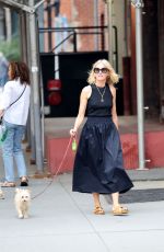 NAOMI WATTS Out with Her Dog Izzy in New York 09/17/2023