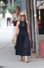 NAOMI WATTS Out with Her Dog Izzy in New York 09/17/2023