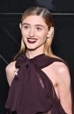 NATALIA DYER at Saint Laurent Womenswear Spring/summer 2024 Show at Paris Fashion Week 09/26/2023