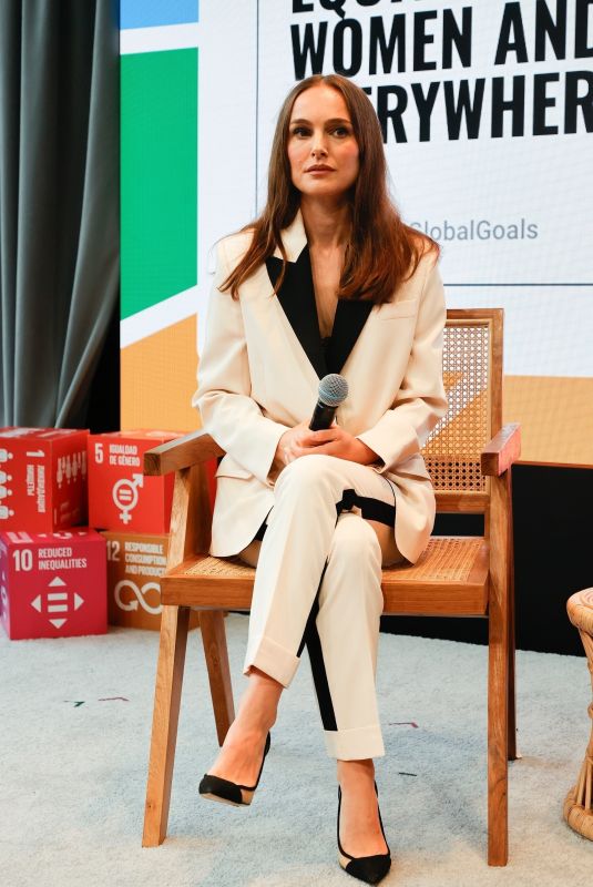 NATALIE PORTMAN at Women’s Empowerment at UN Sustainable Development Summit in New York 09/18/2023