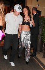 NICOLA PELTZ and Brooklyn Beckham Out for Dinner in Paris 09/28/2023
