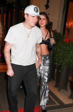 NICOLA PELTZ and Brooklyn Beckham Out for Dinner in Paris 09/28/2023