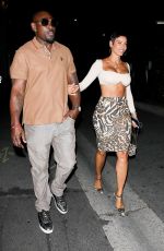 NICOLE MURPHY and Her Boyfriend on a Dinner Date at Funke in Beverly Hills 09/01/2023