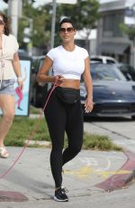 NICOLE MURPHY Out with Friends and Her Dog in West Hollywood 09/11/2023
