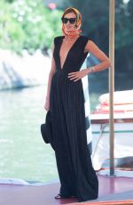 NIEVES ALVAREZ Arrives at Excelsior Hotel in Venice 09/05/2023