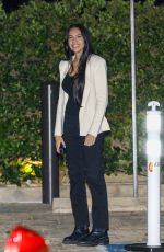NOOR ALFALLAH Leaves Nobu with Her Mother Alana in Malibu 09/15/2023