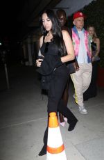 NOOR ALFALLAH Out for Dinner at Giorgio Baldi in Santa Monica 09/01/2023