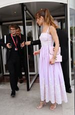 OLGA KURYLENKO Leaves Hotel Excelsior in Venice 08/31/2023
