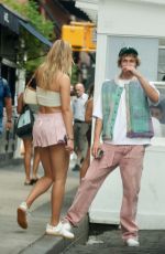 OLIVIA PONTON and Cole Bennett Out for Lunch at Fanelli Cafe in New York 09/11/2023