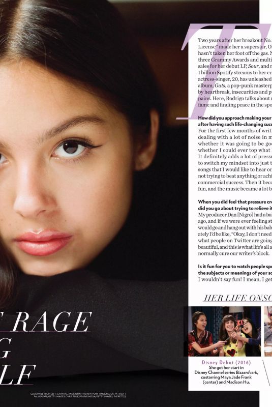 OLIVIA RODRIGO in People Magazine, September 2023