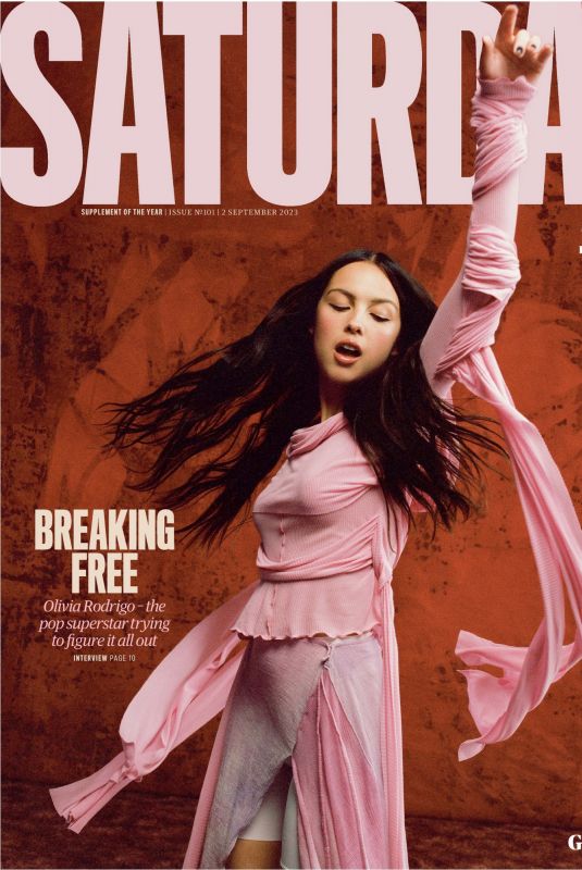 OLIVIA RODRIGO in The Guardian Magazine, September 2023