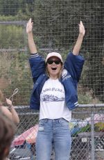 OLIVIA WILDE and Jason Sudeikis at Their Son Soccer Game in Los Feliz 09/16/2023