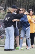 OLIVIA WILDE and Jason Sudeikis at Their Son Soccer Game in Los Feliz 09/16/2023