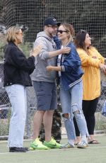 OLIVIA WILDE and Jason Sudeikis at Their Son Soccer Game in Los Feliz 09/16/2023
