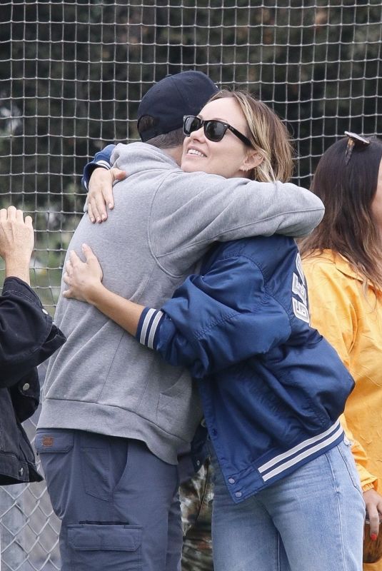 OLIVIA WILDE and Jason Sudeikis at Their Son Soccer Game in Los Feliz 09/16/2023
