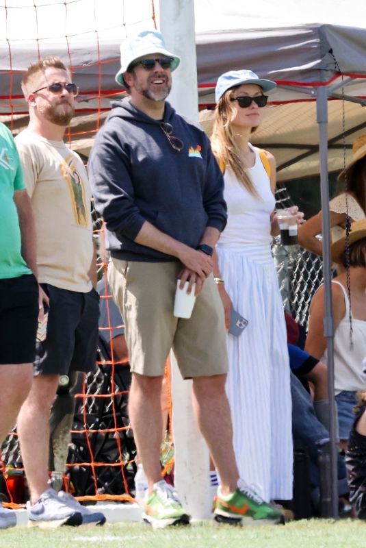 OLIVIA WILDE and Jason Sudeikis Watch Their Son Play Soccer in Los Angeles 09/09/2023