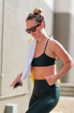 OLIVIA WILDE Leaves Tracy Anderson Gym in Studio City 09/18/2023