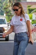 OLIVIA WILDE Out and About in Los Angeles 09/22/2023