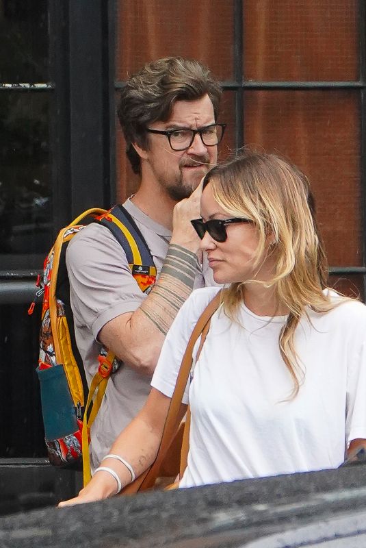 OLIVIA WILDE Out With a Male Friend in New York 09/13/2023
