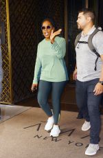 OPRAH WINFREY Leaves Her Hotel in New York 09/11/2023