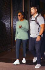 OPRAH WINFREY Leaves Her Hotel in New York 09/11/2023
