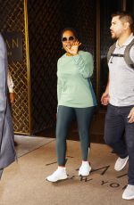OPRAH WINFREY Leaves Her Hotel in New York 09/11/2023