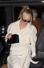 PAMELA ANDERSON Leaves Costes Restaurant in Paris 09/25/2023