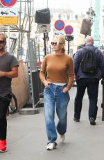 PAMELA ANDERSON Out and About in Paris 09/28/2023