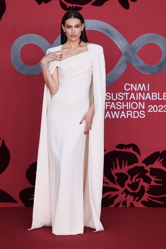 PAOLA TURANI at Cnmi Sustainable Fashion Awards 2023 in Milan 09/24/2023