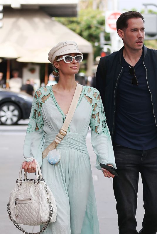 PARIS HILTON and Carter Reum Out for Shopping and Dinner at Il Pastaio in Los Angeles 09/16/2023