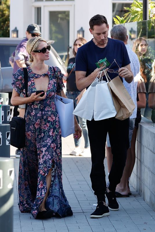 PARIS HILTON and Carter Reum Out in Malibu 09/03/2023